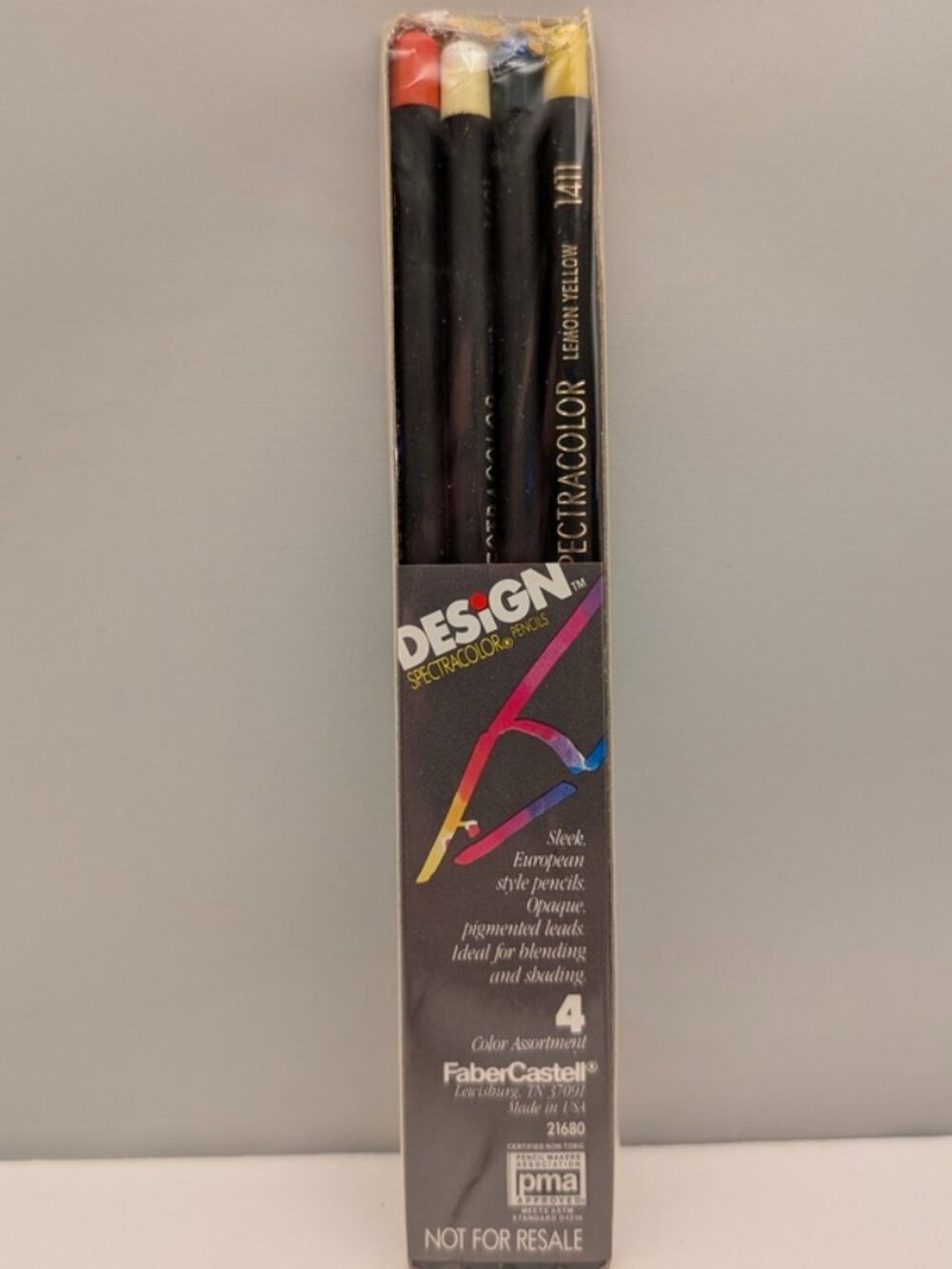 FABER-CASTELL Design SPECTRACOLOR Pencils | 4 Pk | MultiColor | Item 21680 | NOS